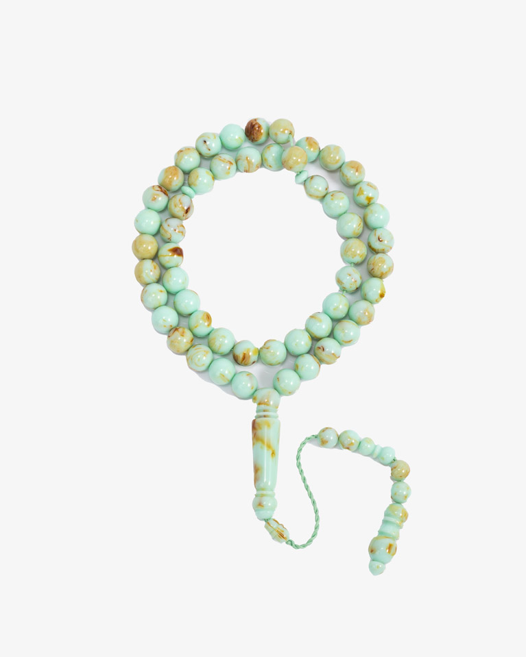 Bucklight light green rosary SEMROS104GN
