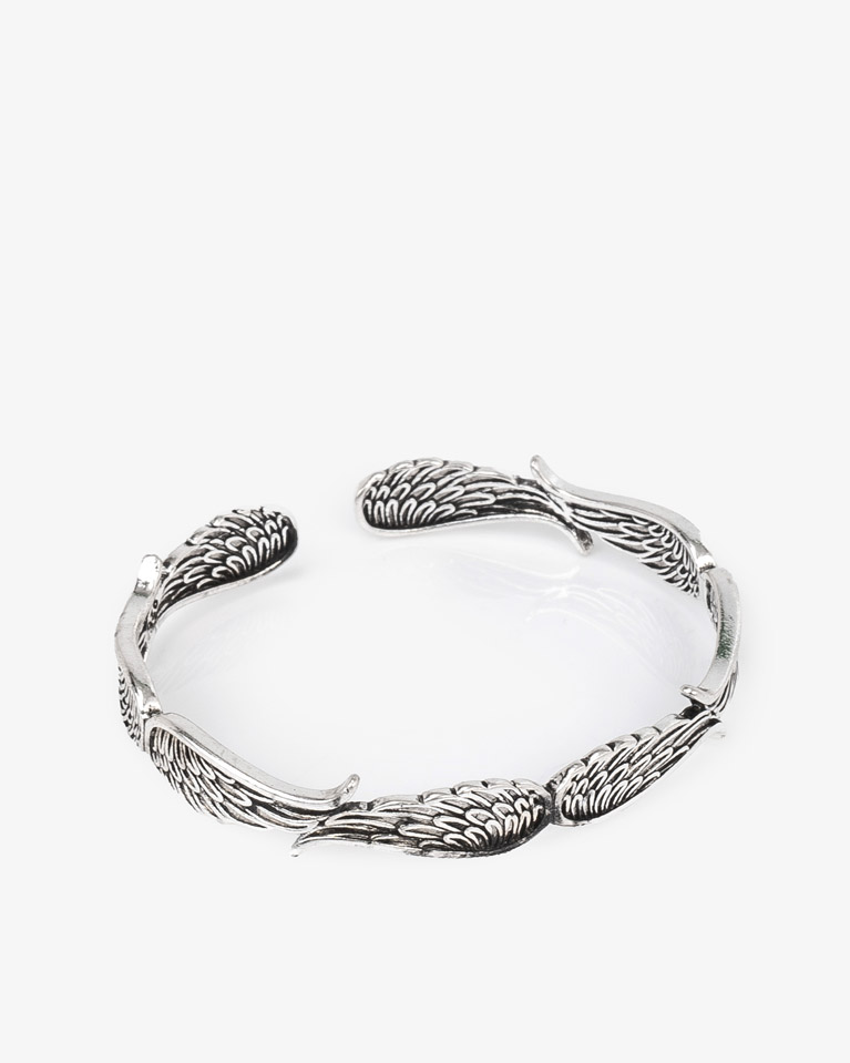 سوار معصم رجالي فضي