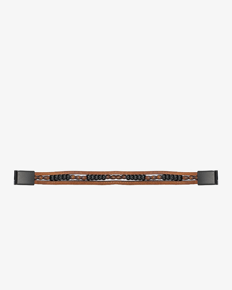 Hand bracelet brown for a man BRA702BN