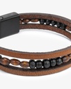 Hand bracelet brown for a man BRA702BN