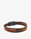 Hand bracelet brown for a man BRA703BN