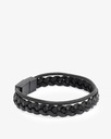 Hand bracelet black for a man BRA704BK