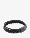 Hand bracelet black for a man BRA704BK