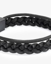 Hand bracelet black for a man BRA704BK
