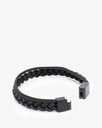 Hand bracelet black for a man BRA704BK