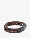 Hand bracelet brown for a man BRA709BN