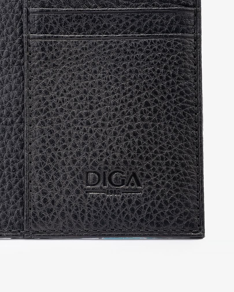 DIGA Leather Card Wallet 1092DG01BK