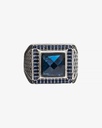Blue Stone Men Silver Ring RING015BL