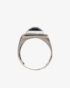 Blue Stone Men Silver Ring RING015BL