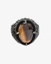 Tiger Eye Stone Silver Men Ring RING023BN