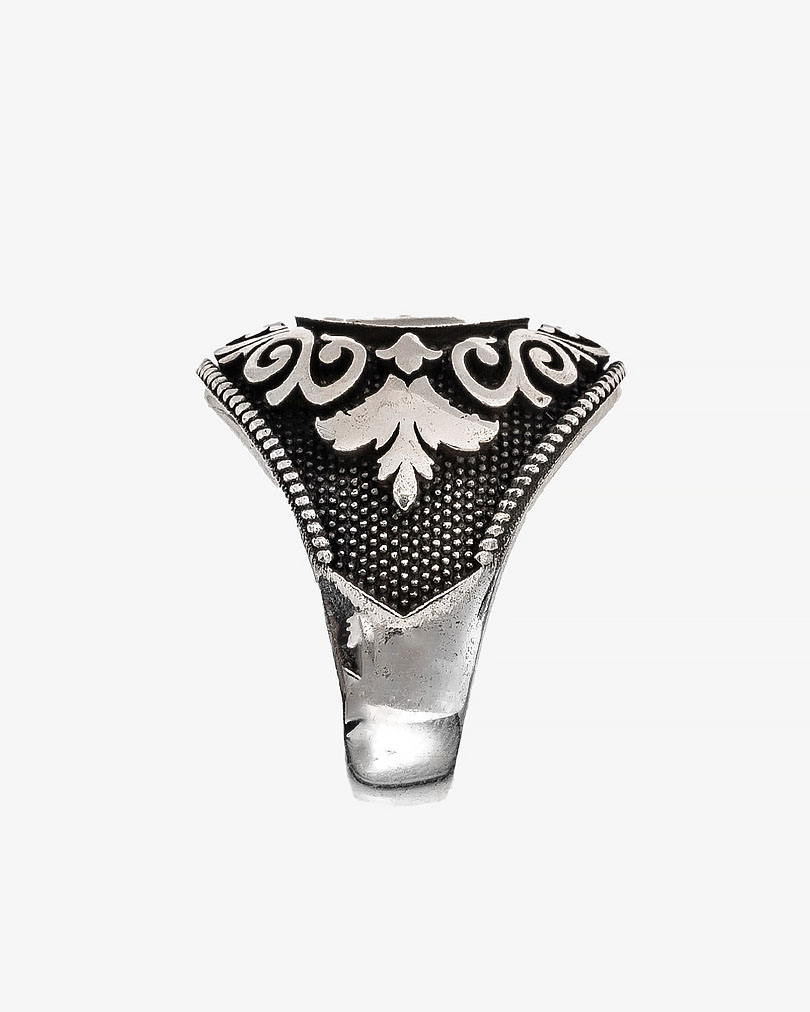 Silver men ring RING042BK