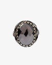 Agate bordo silver men ring RING013BO