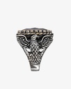 Agate bordo silver men ring RING013BO