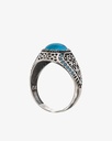 Turquoise stone Men Silver Ring RING004BL