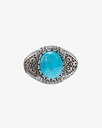 Turquoise stone Men Silver Ring RING004BL