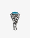 Turquoise stone Men Silver Ring RING004BL