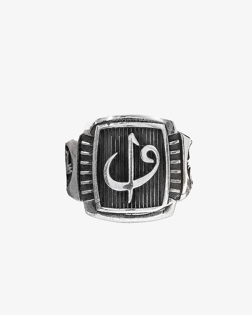 خاتم رجالي فضة أرطغرل ألف واو تركي فاخر