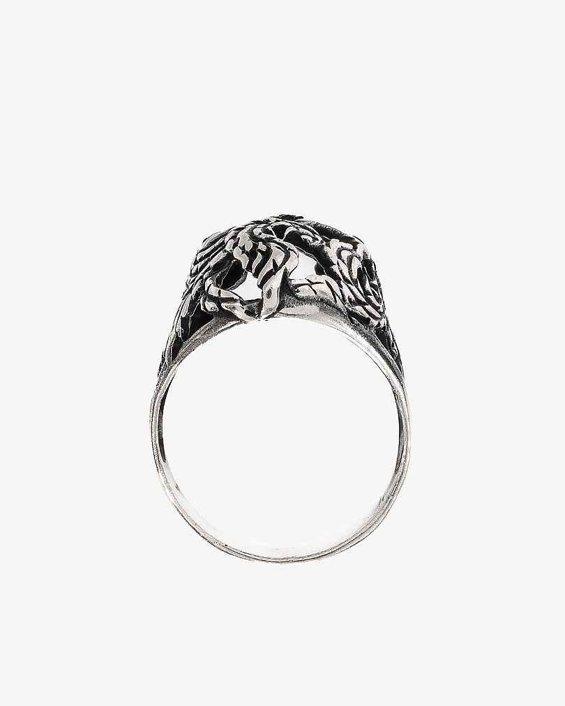 Skull Silver men ring RING048SV