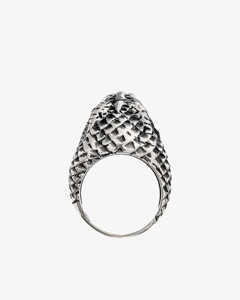 Snake Silver men ring RING049BK