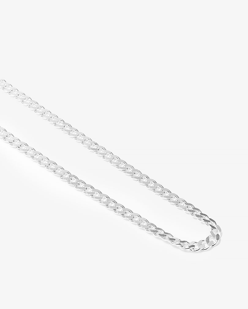 Men silver necklace NEC001SV