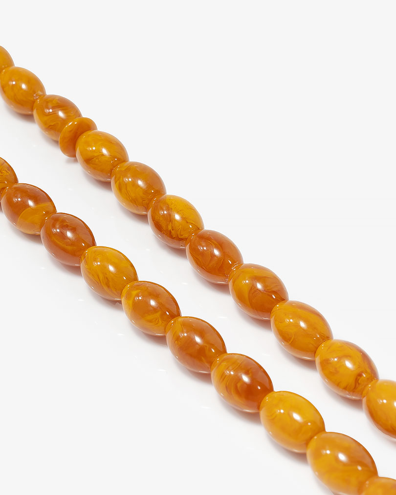 سبحة انيقة تراب الكهرمان