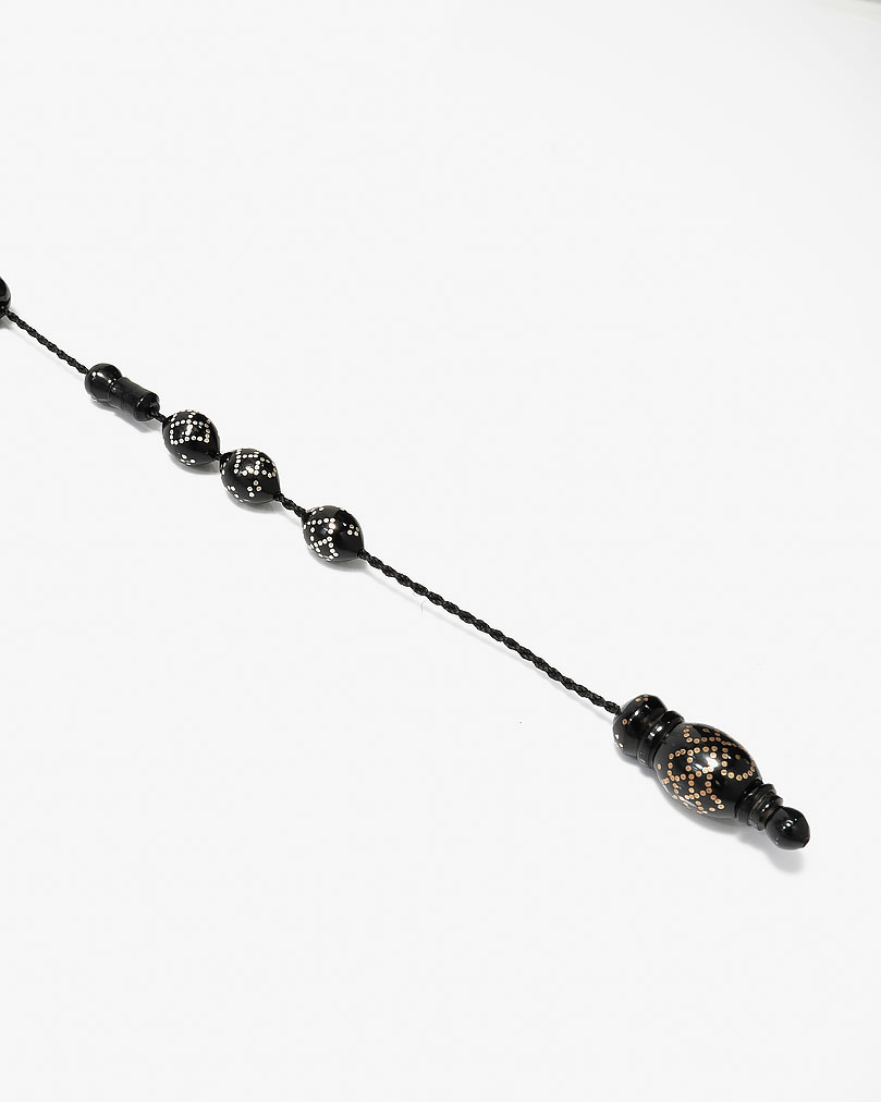 سبحة فضة نادرة كوك اسود