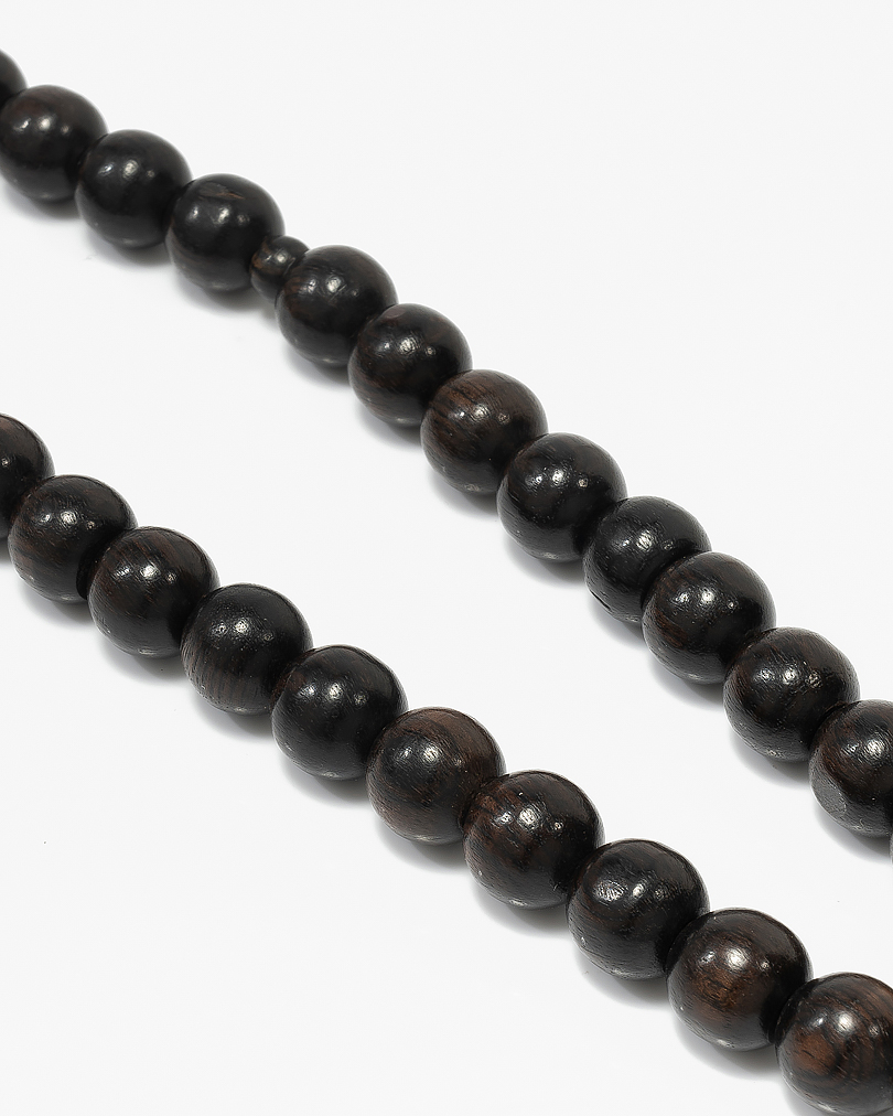 سبحة كوك بني غامق دائري سادة