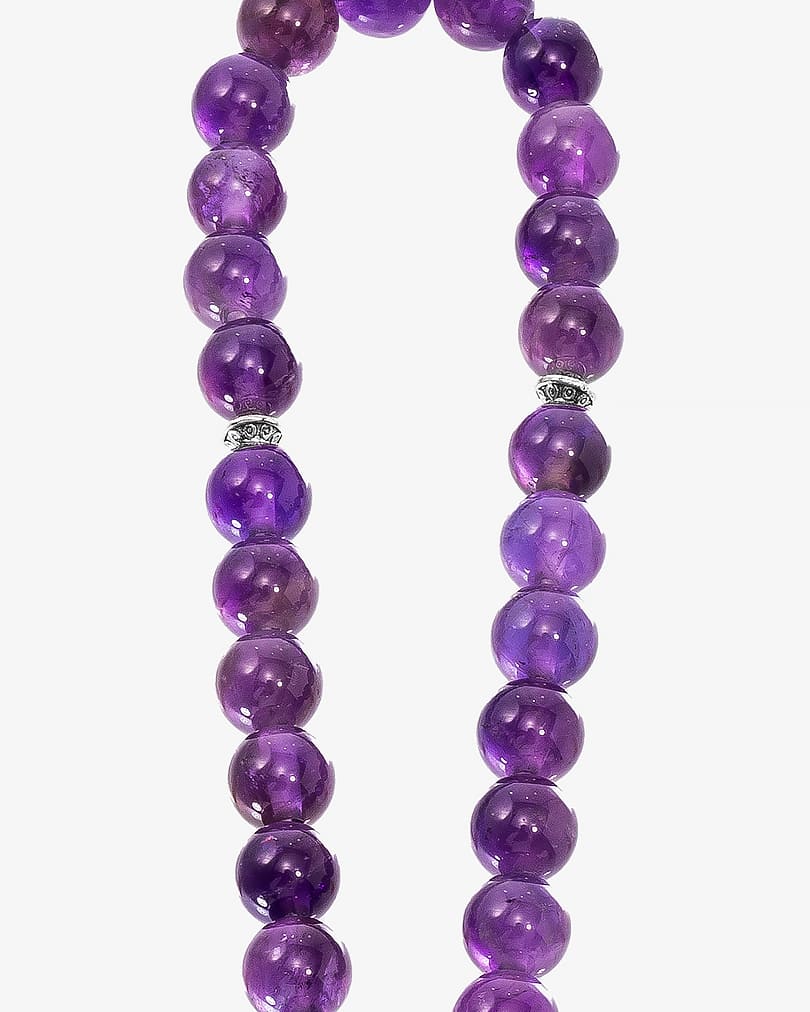 Purple amethyst rosary ROS275PR