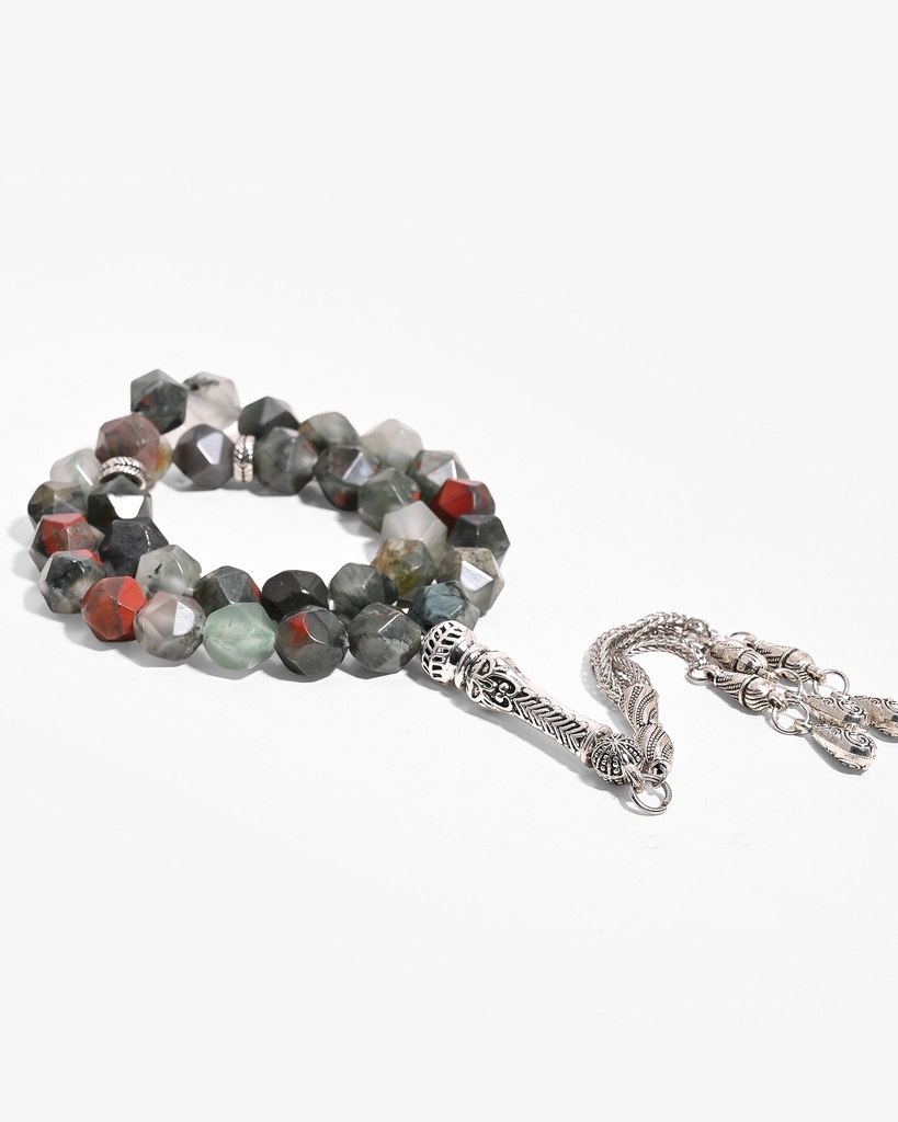 سبحة عقيق بقصة الاماس الفاخرة ROS291GN