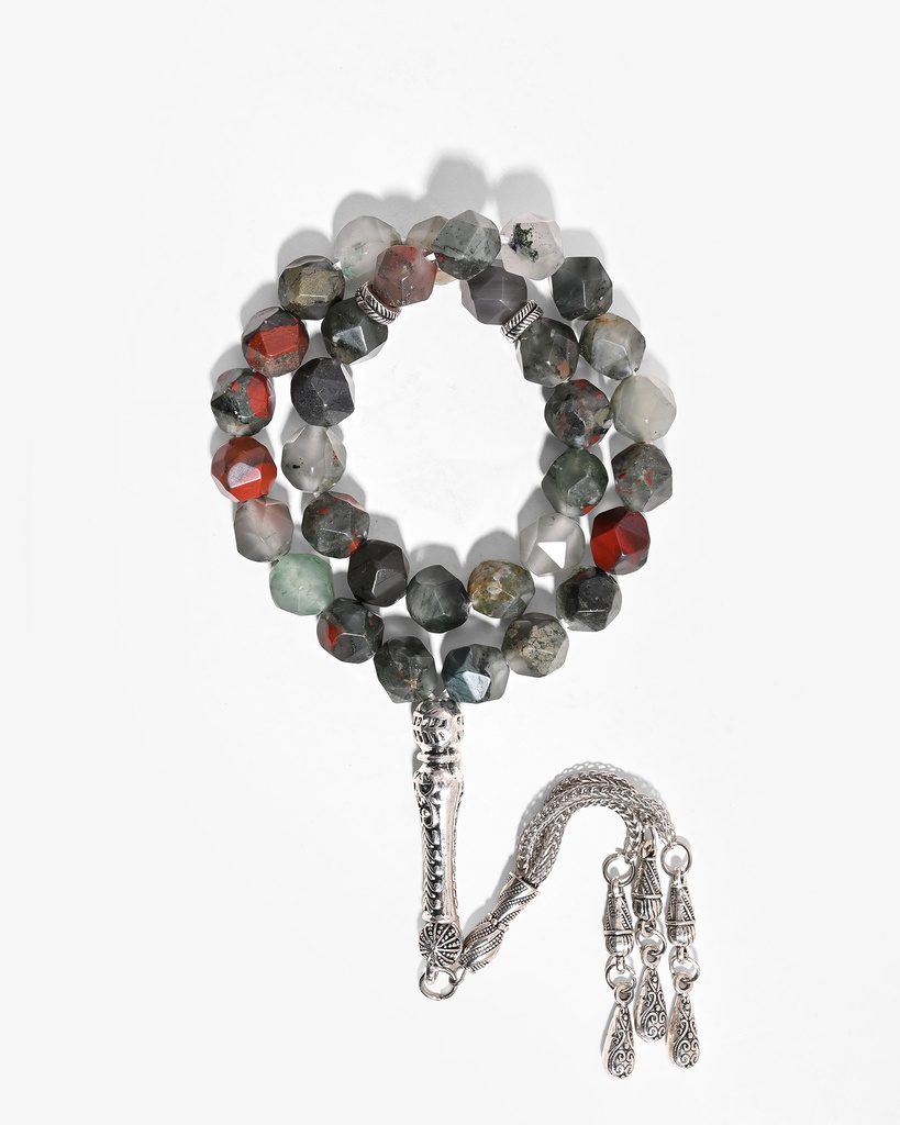 سبحة عقيق بقصة الاماس الفاخرة ROS291GN