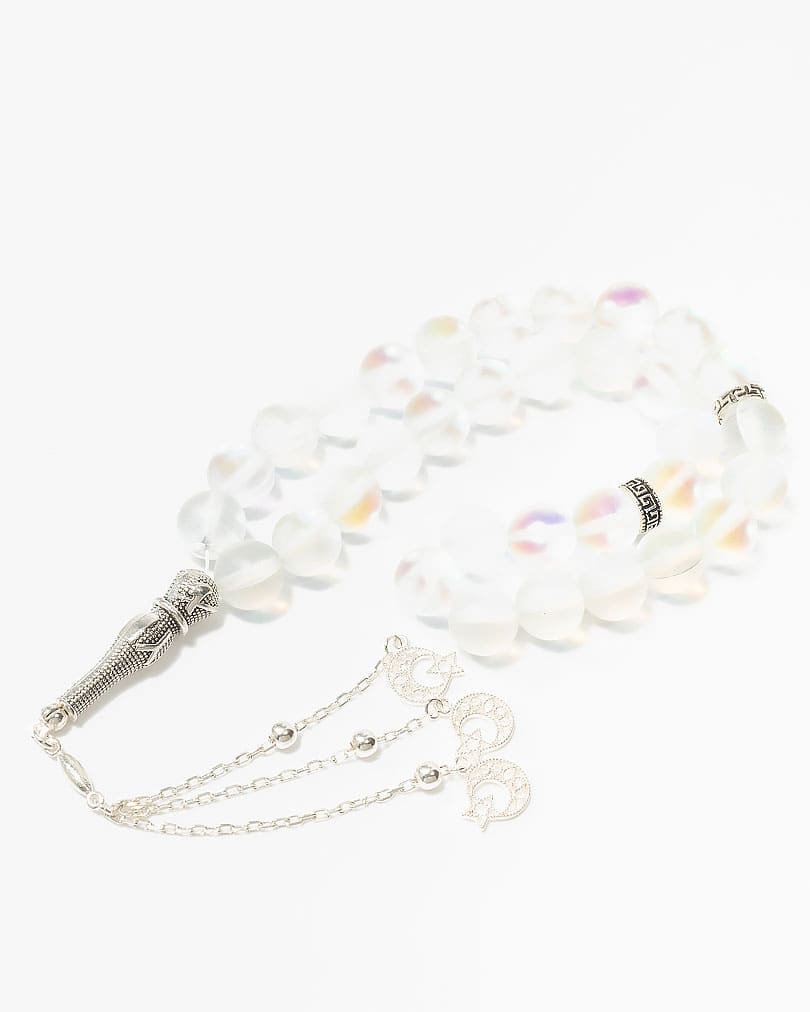 White opal rosary ROS356MC