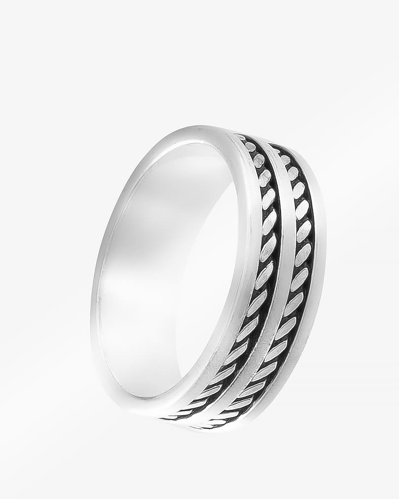 Silver men ring RING059SV