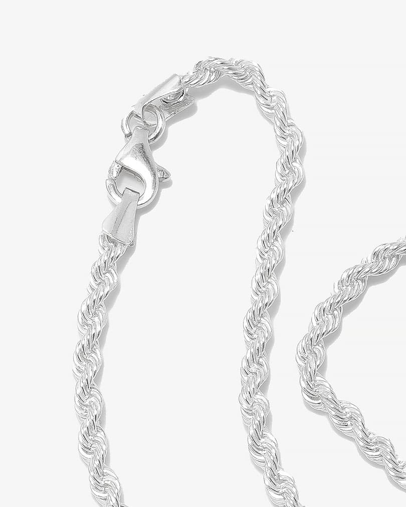 Men silver necklace NEC011SV