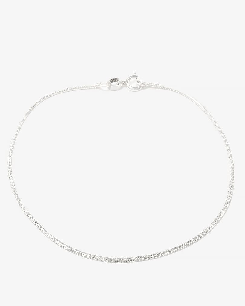 سوار معصم نحيف فضة عيار 925