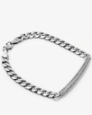 Hand bracelet silver for a man BRA739SV
