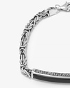 Hand bracelet silver for a man BRA741SV