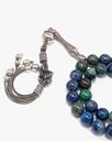 Chrysocolla lapis rosary ROS254BL