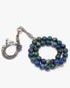 Chrysocolla lapis rosary ROS254BL