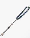 Chrysocolla lapis rosary ROS254BL