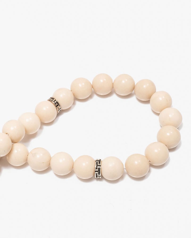 سبحة فضة حجر النهر