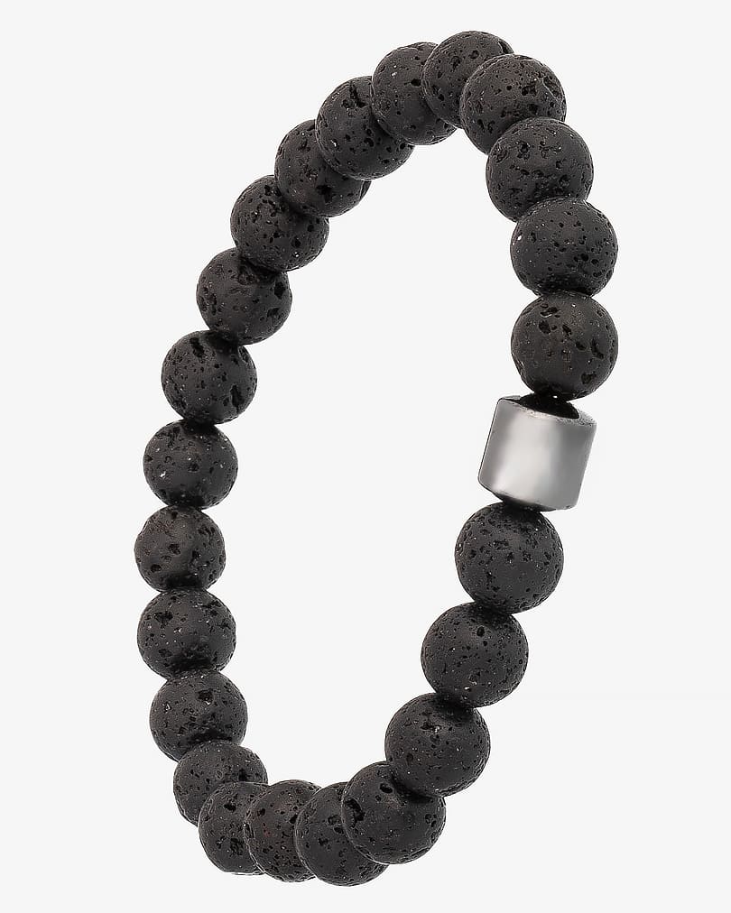 Hand bracelet balck for a man BRA039BK