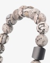 Hand bracelet Map jasper stone BRA037GY
