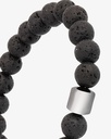 Hand bracelet balck for a man BRA039BK