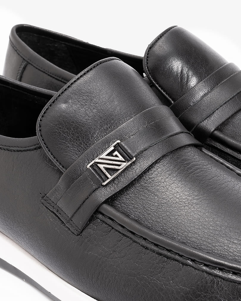 Casual leather shoes S552FLOBK