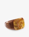 Cook brown stone men ring RING733BN