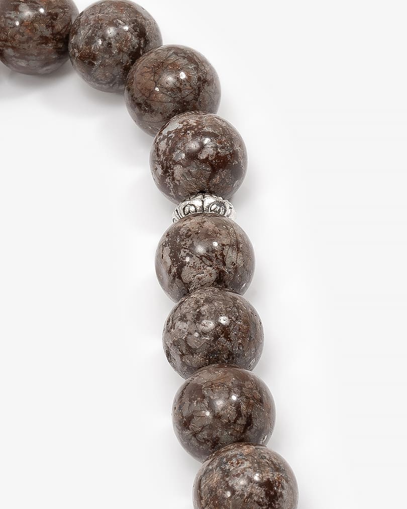 Bronzite stone rosary ROS805BN