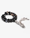 Agate stone rosary ROS379BK