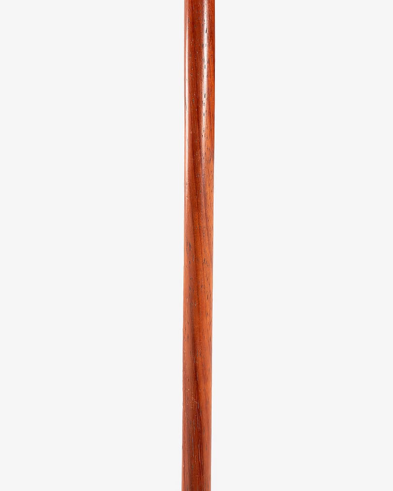 عصا عكاز بخشب الورد الطبيعي