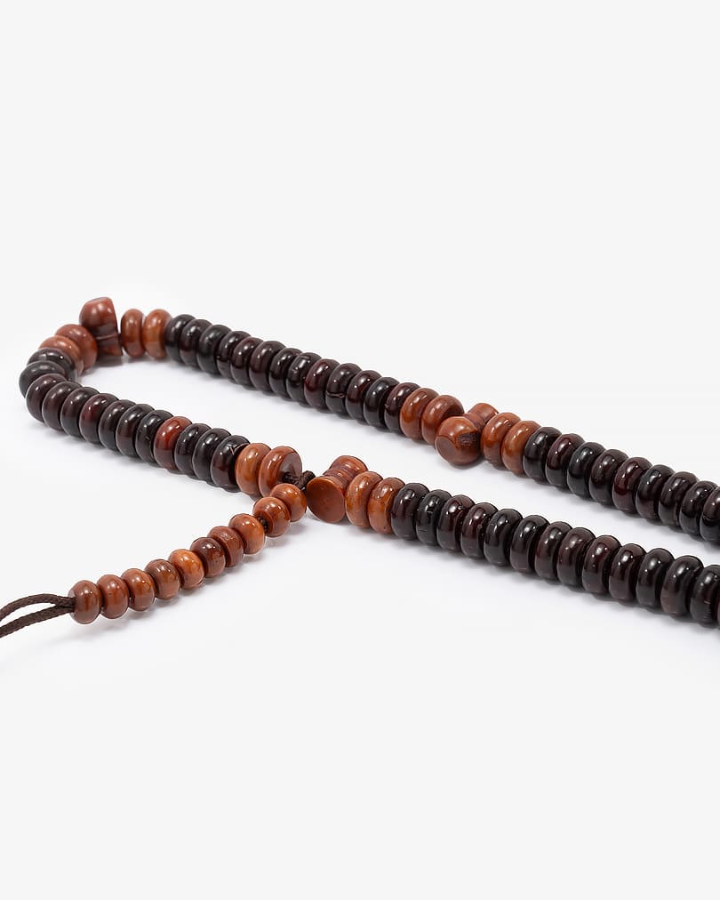 سبحة كوك بلونين بني غامق وفاتح