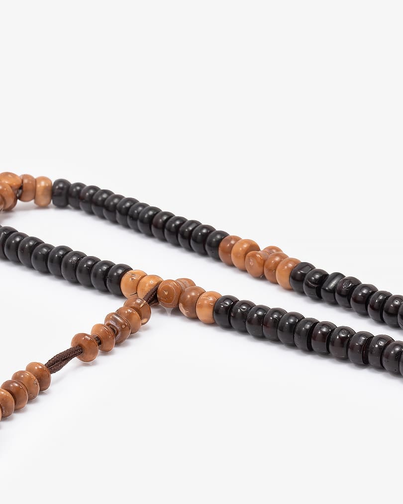 سبحة كوك بلونين عودي وبني فاخر